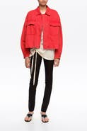 BIMBA Y LOLA Short Faded Cotton Jacket