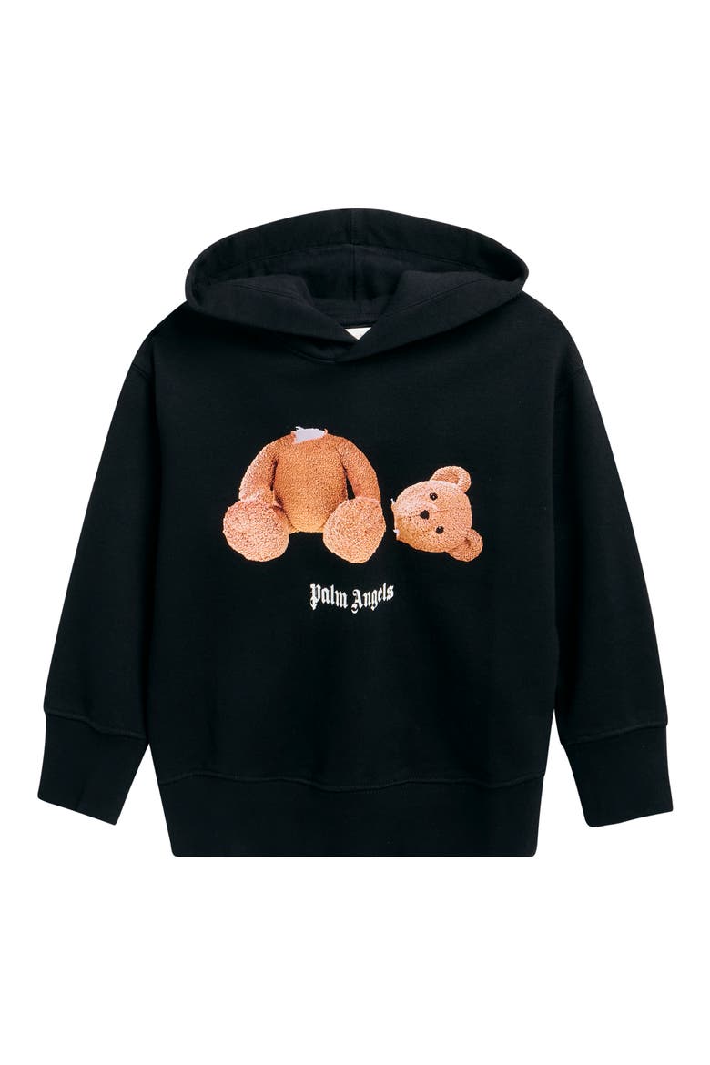Bear Hoodie, Main, color, BLACK/ BROWN