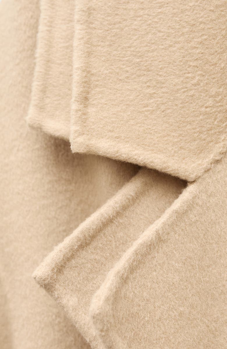 MANGO Wool Blend Coat with Removable Vest Insert, Alternate, color,