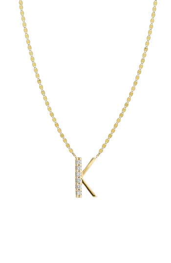 Lana 14k Gold Initial Pendant Necklace In Gold