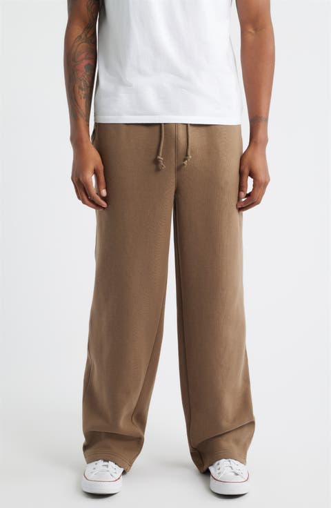 Straight Leg Fleece Sweatpants