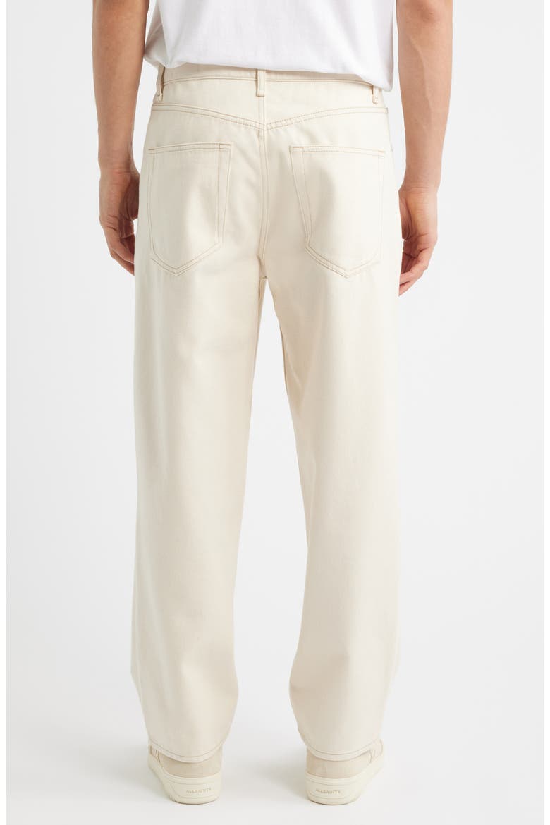Baggy Authentic Rigid Straight Leg Jeans, Alternate, color, SEEDED ECRU