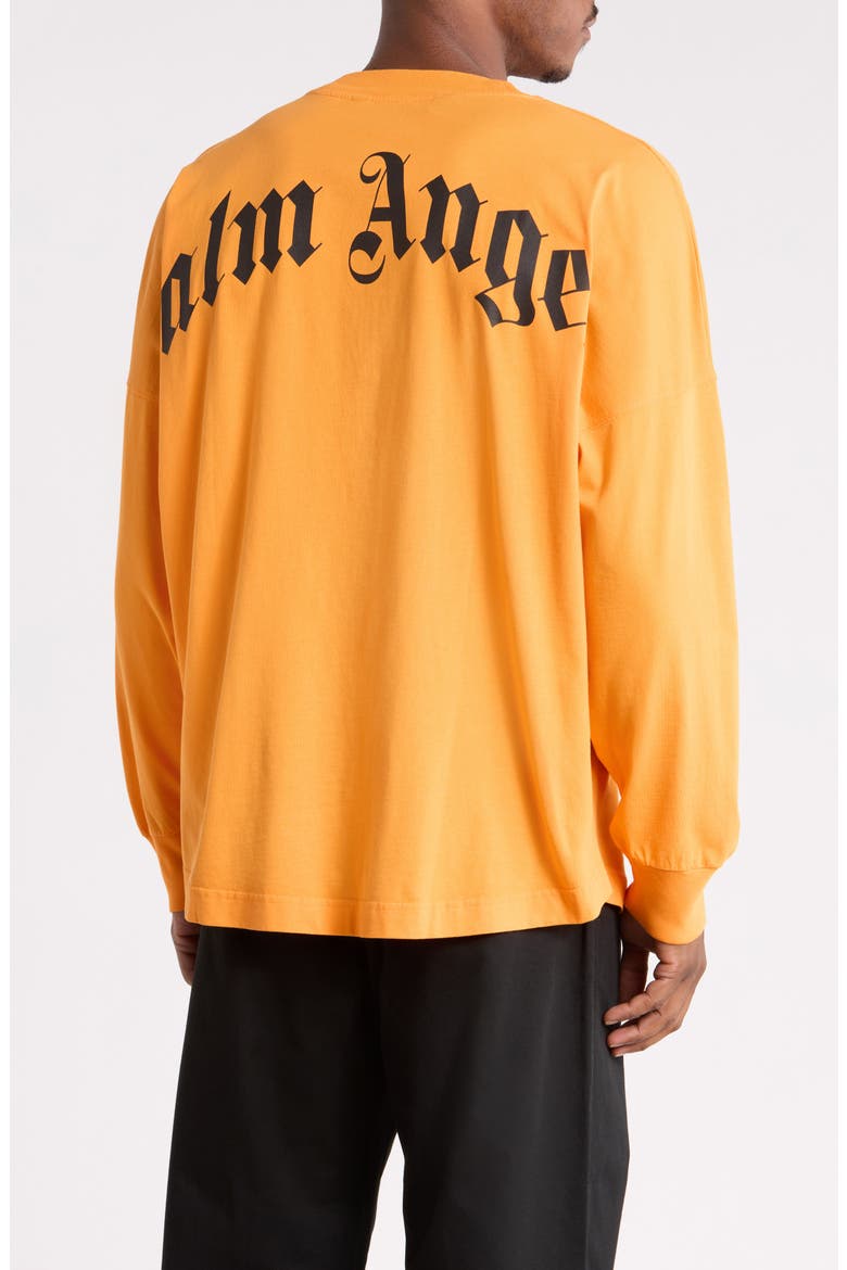 Logo Graphic Long Sleeve T-Shirt, Alternate, color, ORANGE