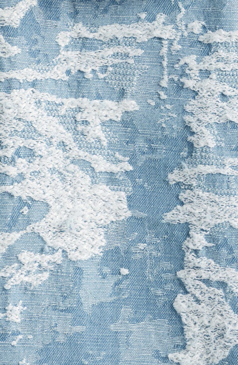 VERYRARE Saint Michael Jacquard Zip-Up Hoodie, Alternate, color, Blue