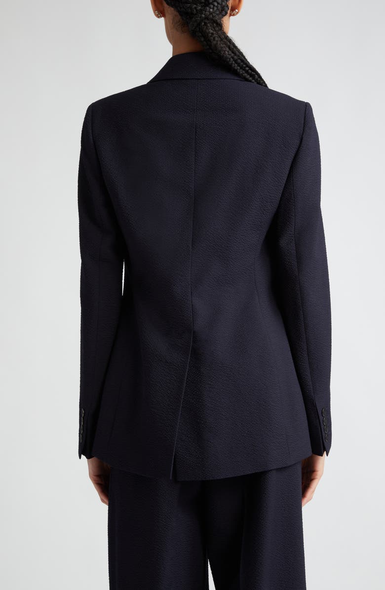 Max Mara Albero Wool Blend Seersucker Jacket, Alternate, color,