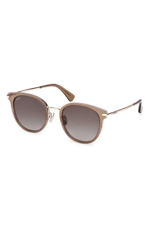 Max Mara 54mm Round Sunglasses