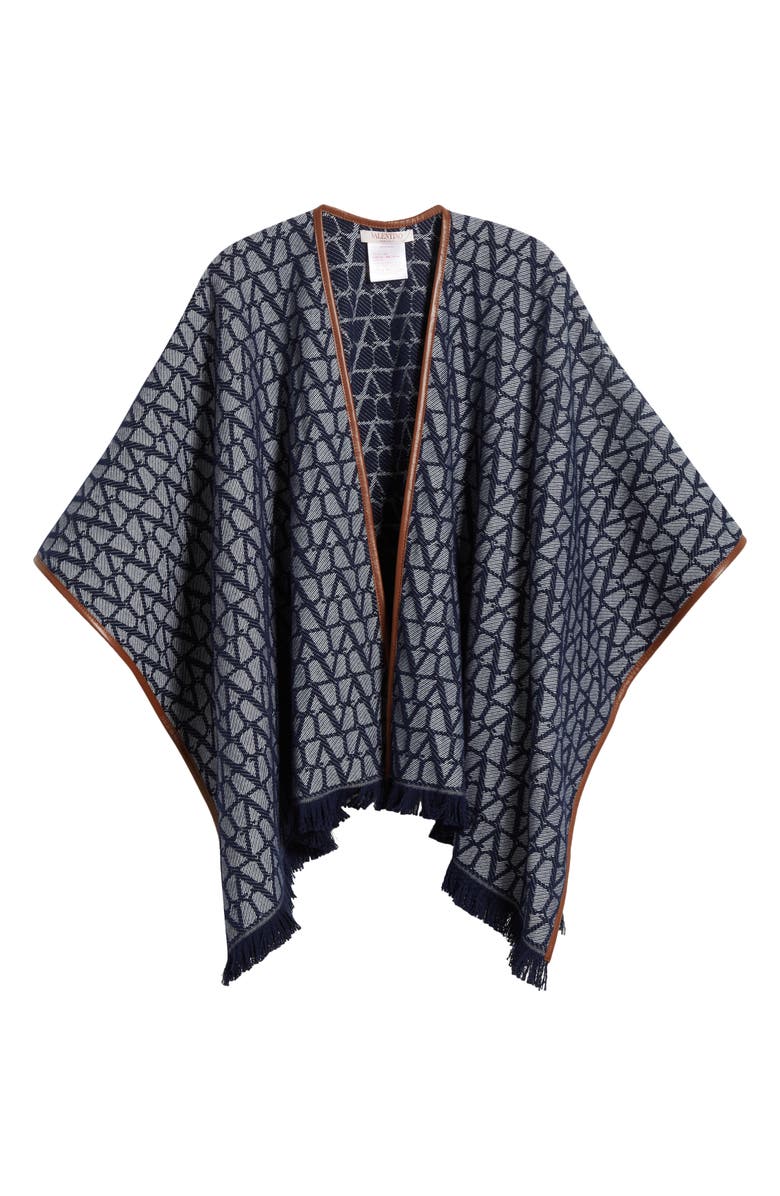 Valentino Garavani VLOGO Toile Iconographe Cotton & Cashmere Shawl, Main, color, 