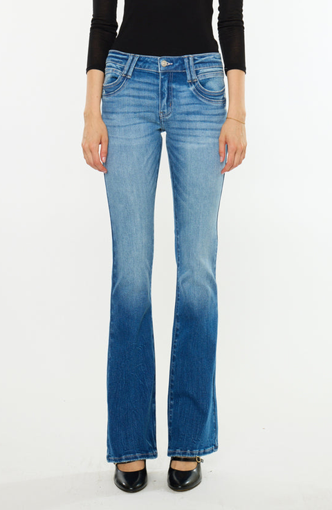 Itza Essentials Low Rise Bootcut Jeans
