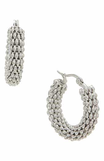 Juvell Beaded Hoop Earrings