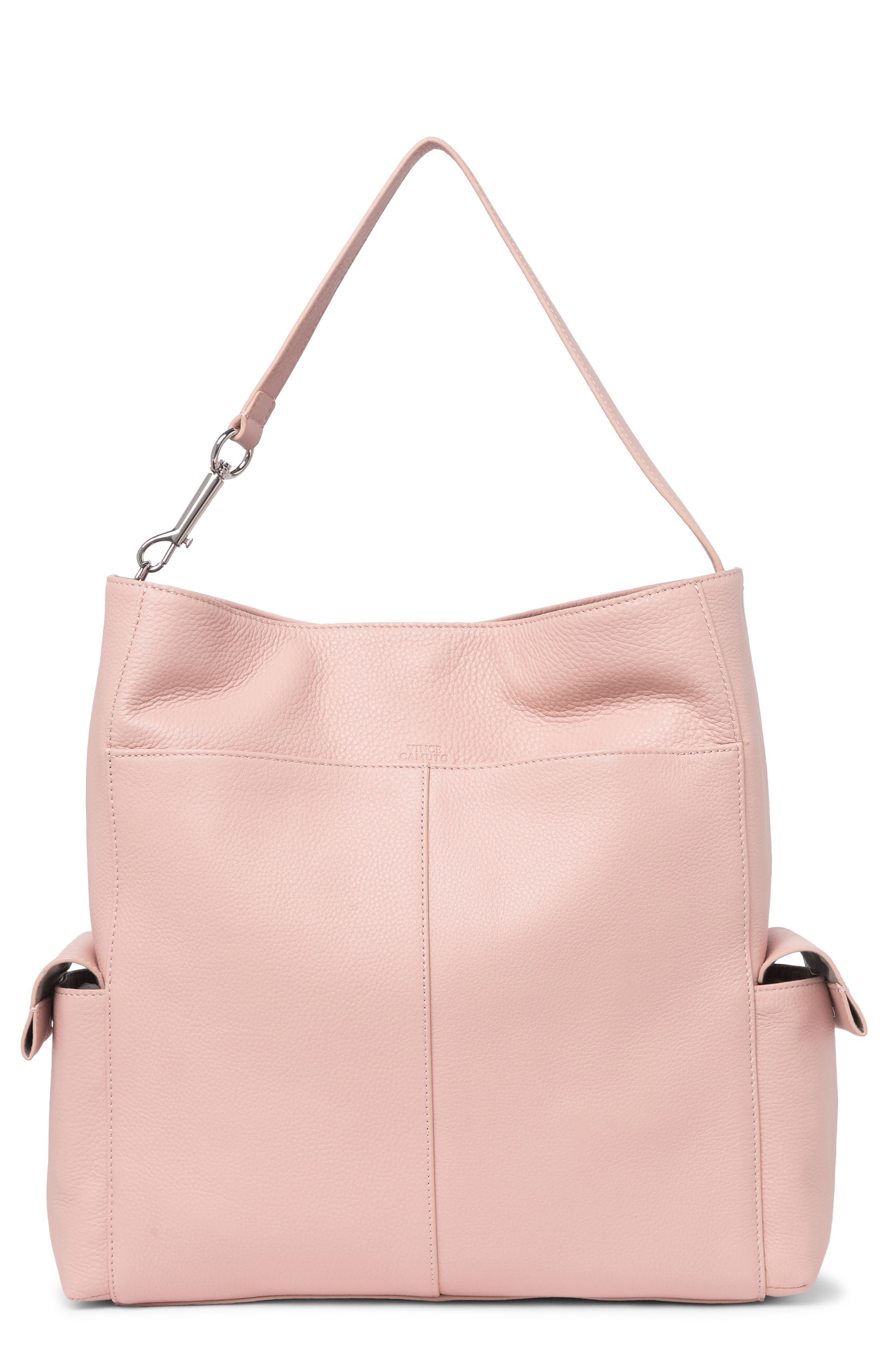 Vince Camuto Garri Leather Shoulder Hobo Bag, Alternate, color, 