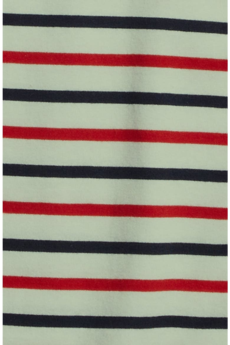 'Island' Long Sleeve Knit Top, Alternate, color, RED WHITE AND BLUE STRIPE