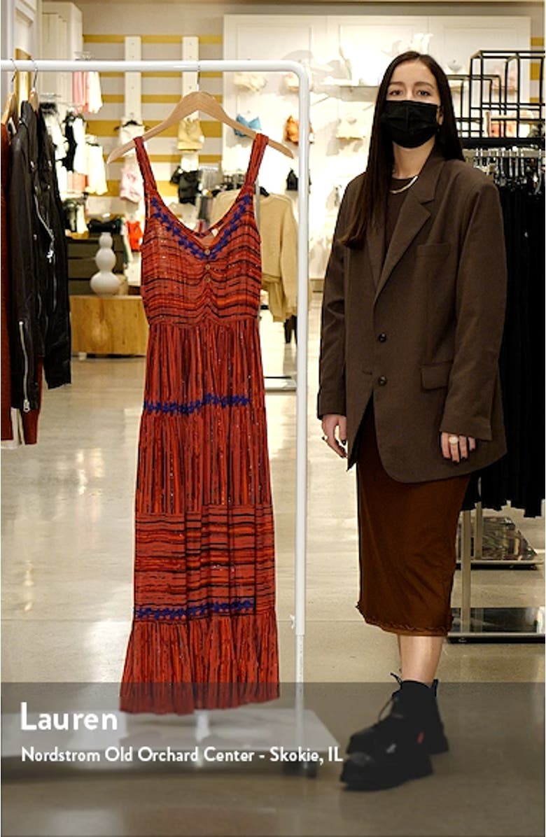 Josefina Tiered Sleeveless Maxi Dress, sales video thumbnail