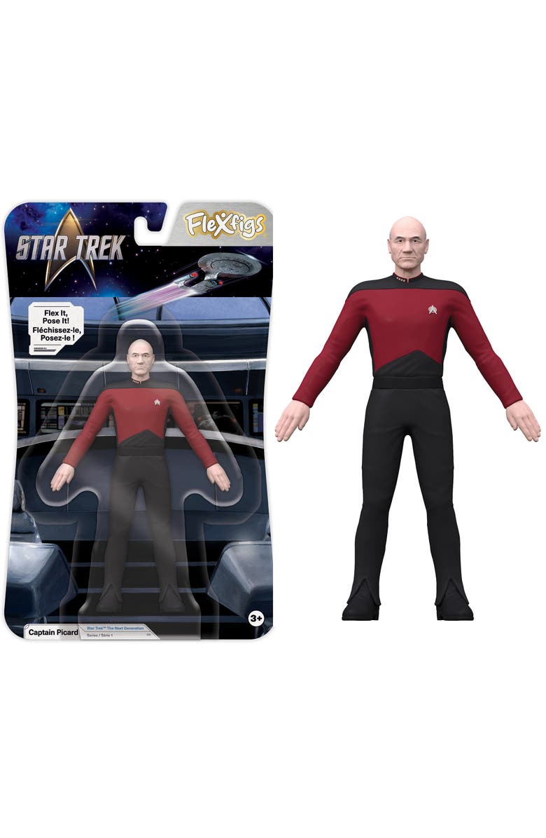 FleXfigs Captain Kirk & Captain Picard 2 Character Pack, Alternate, color, Multicolored
