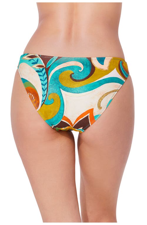Gottex Porto Low Rise Bikini Bottom In Brown