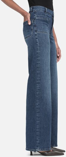 Le Slim Palazzo Pocket Wide Leg Jeans