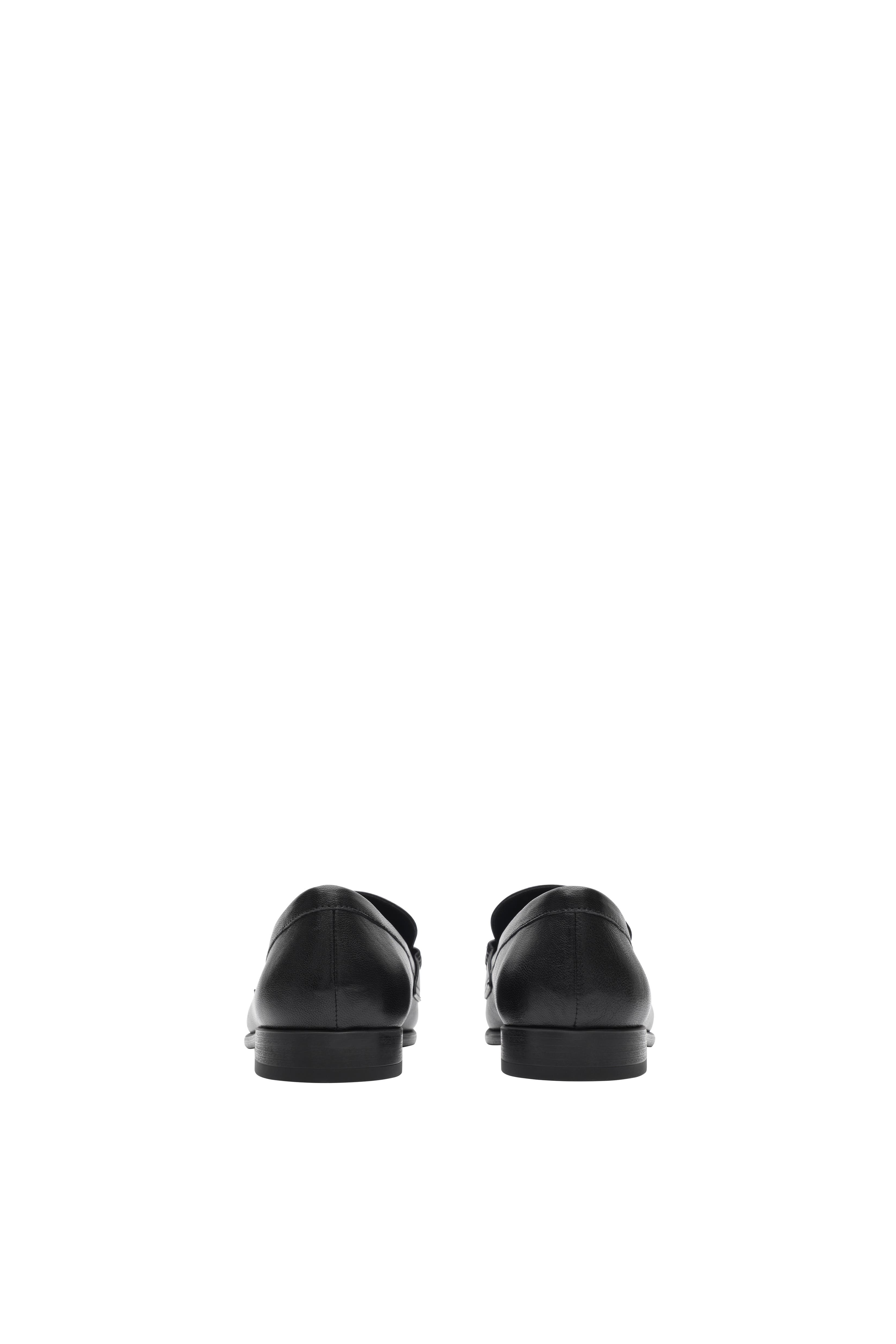 Burberry Leather Opal Loafers, Alternate, color, Black