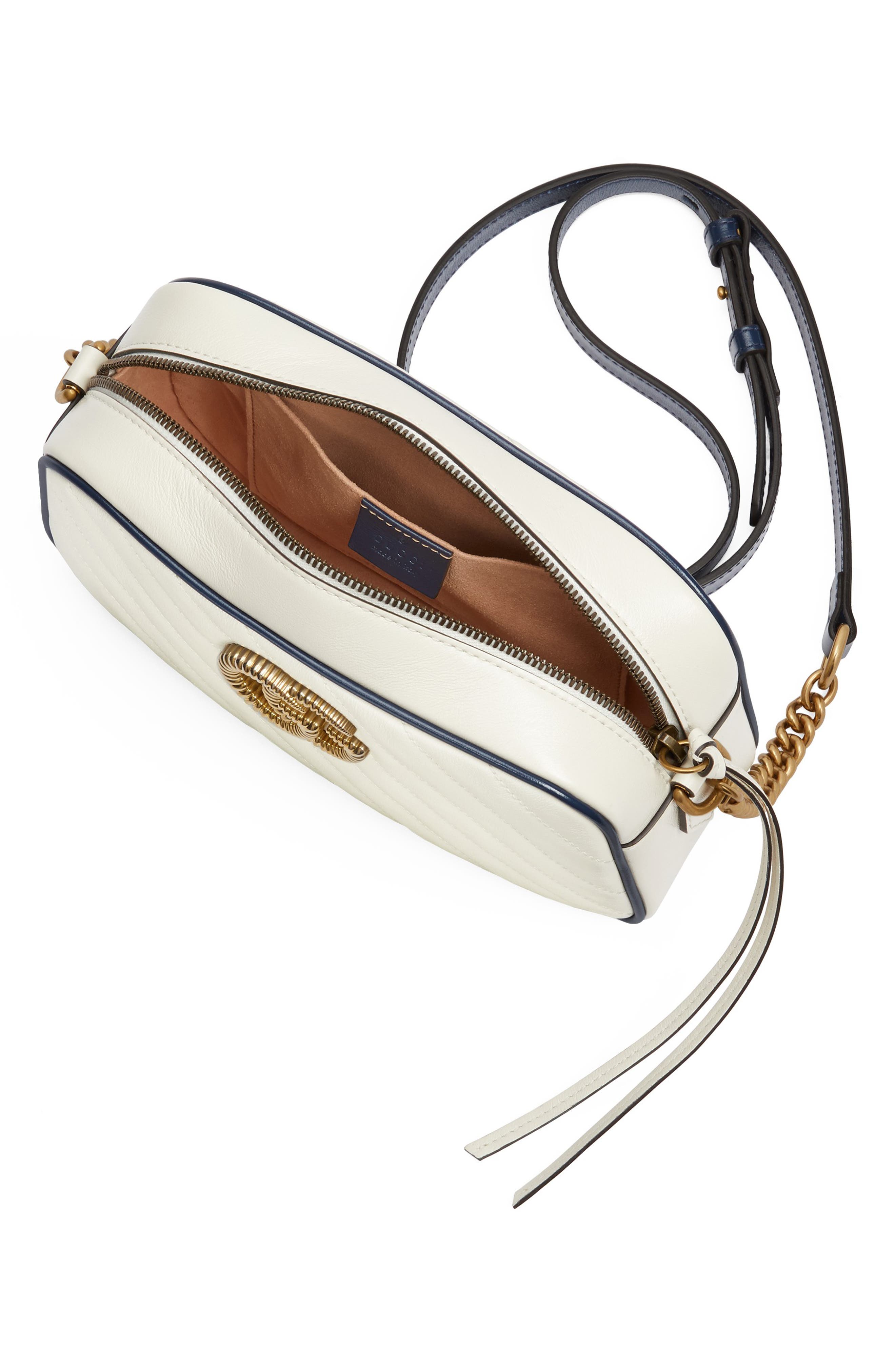 Gucci Small GG 2.0 Matelassè Leather Camera Bag, Alternate, color, 