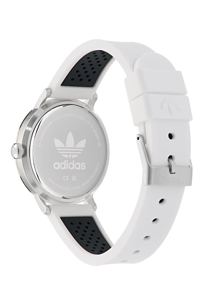 AO Silicone Strap Watch, Alternate, color, WHITE