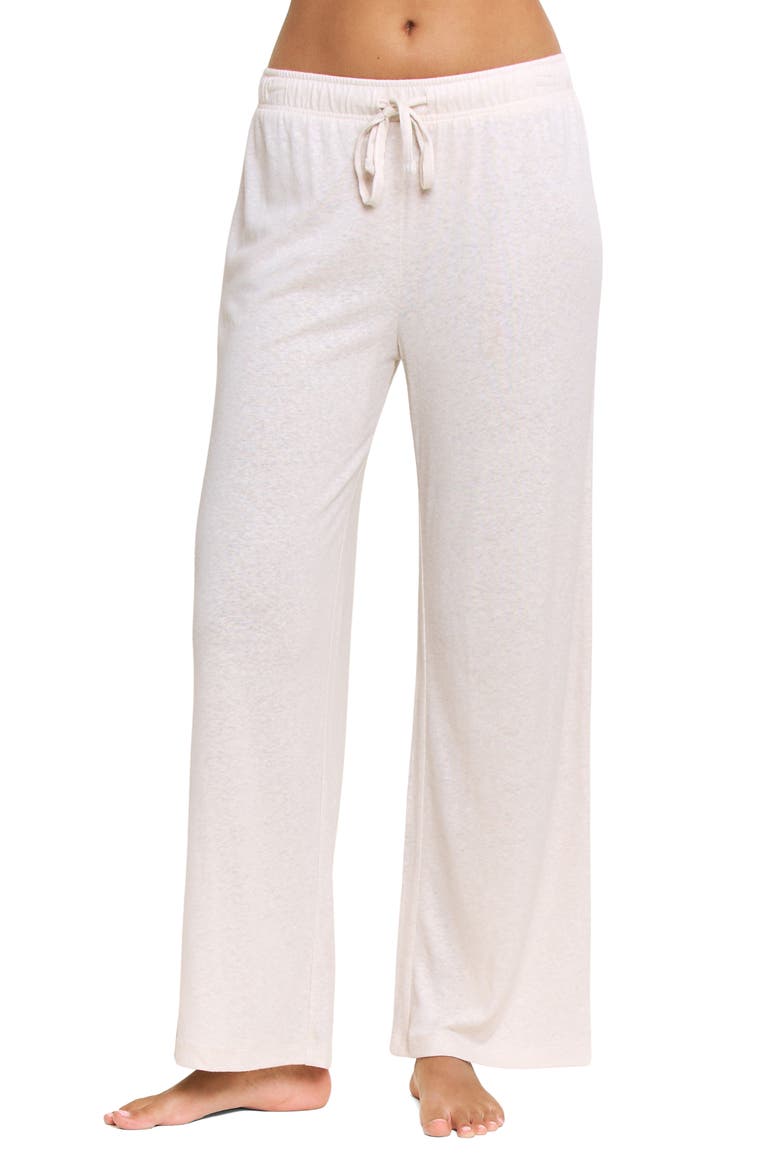 Sunbeam Linen Blend Pajama Pants, Main, color, DUST