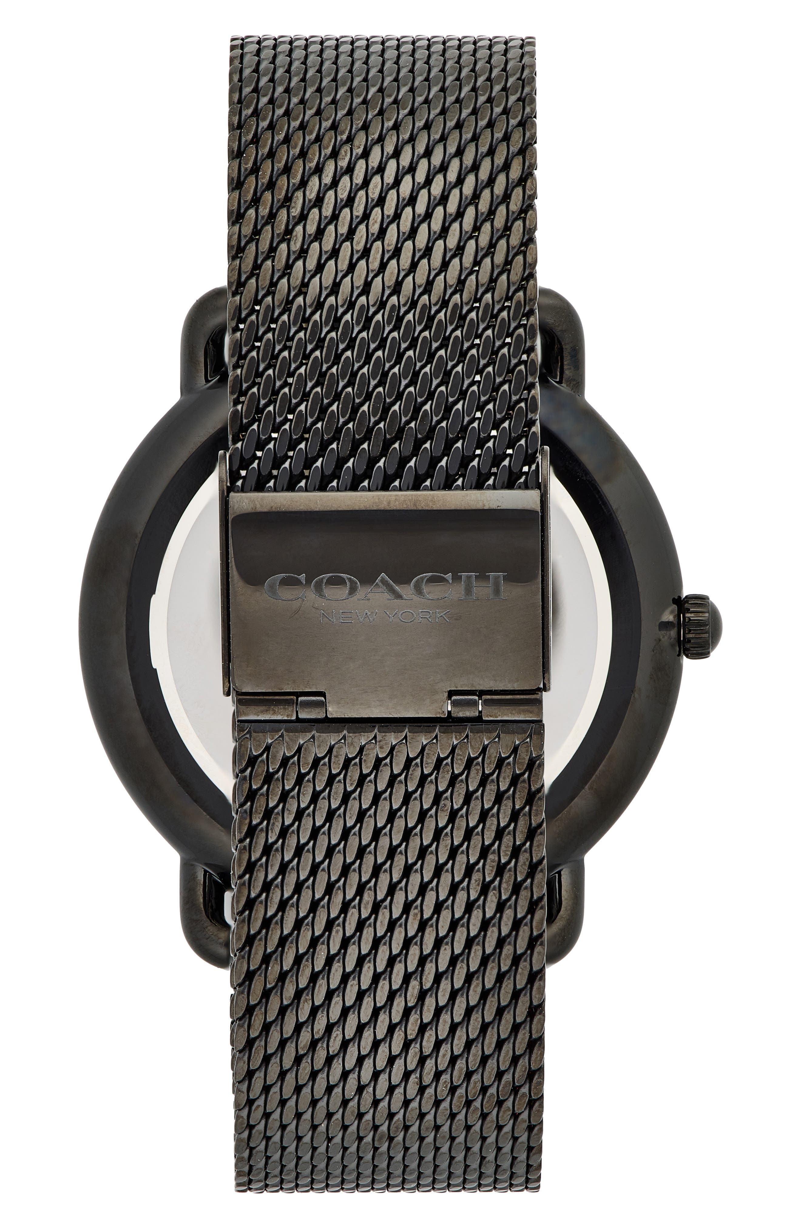 COACH Elliot Leather Strap Watch, 41mm (Men) | Nordstromrack