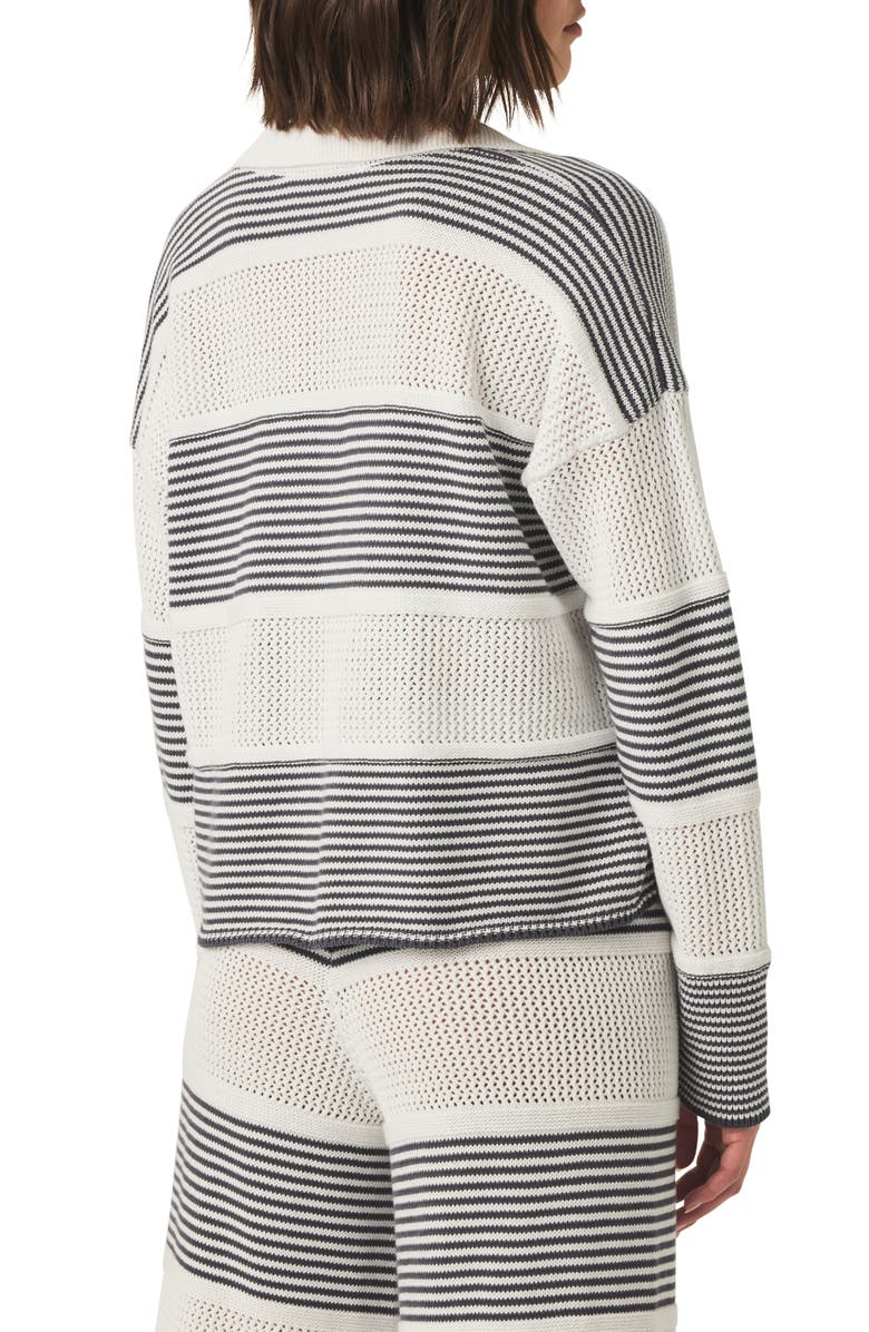 Splendid Ronnie Colorblock Sweater, Alternate, color, Ink Stripe
