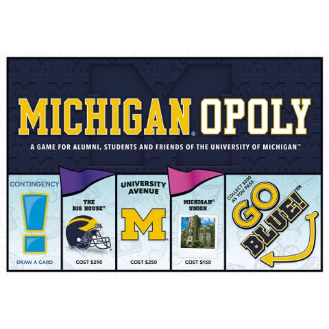 Michigan Opoly U of Michigan Board Game