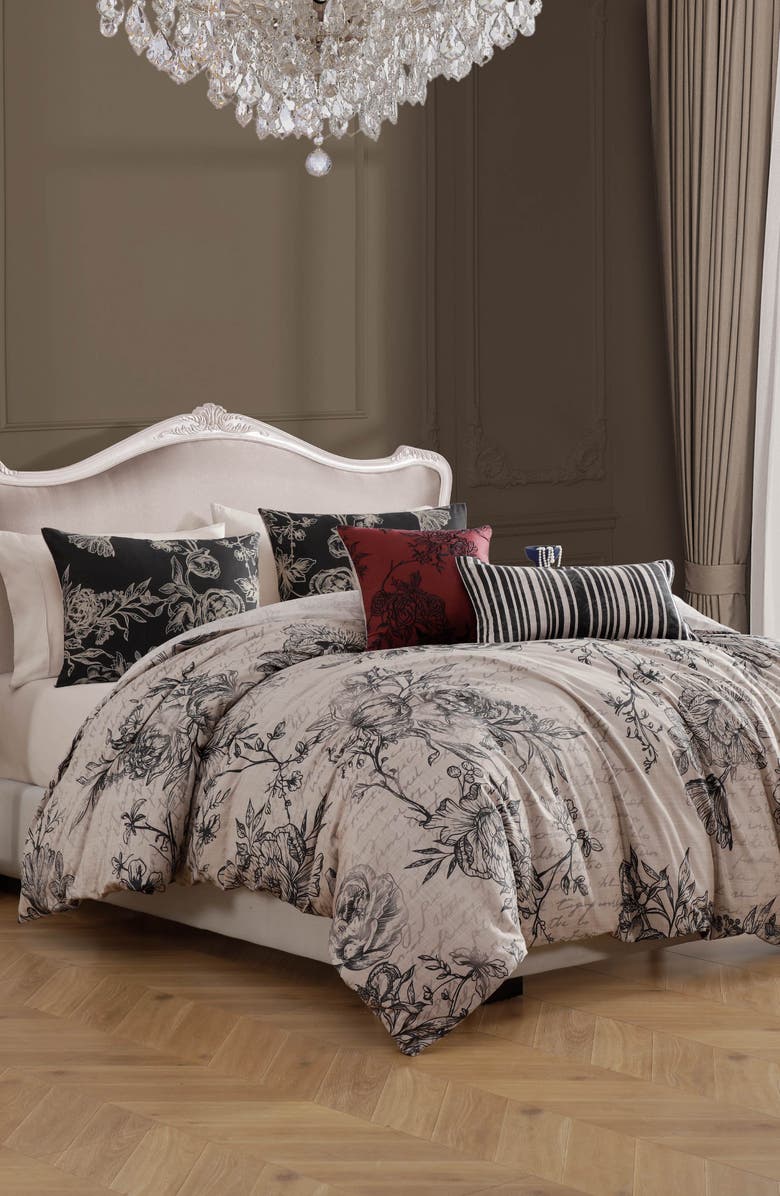 Bebejan French Cotton Sateen Comforter Set, Alternate, color, Brown