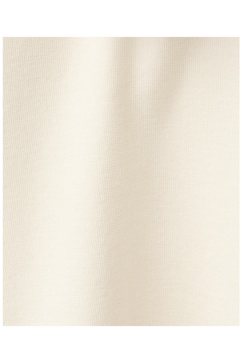 Short Sleeve Cotton & Wool Sweater, Alternate, color, ECRU