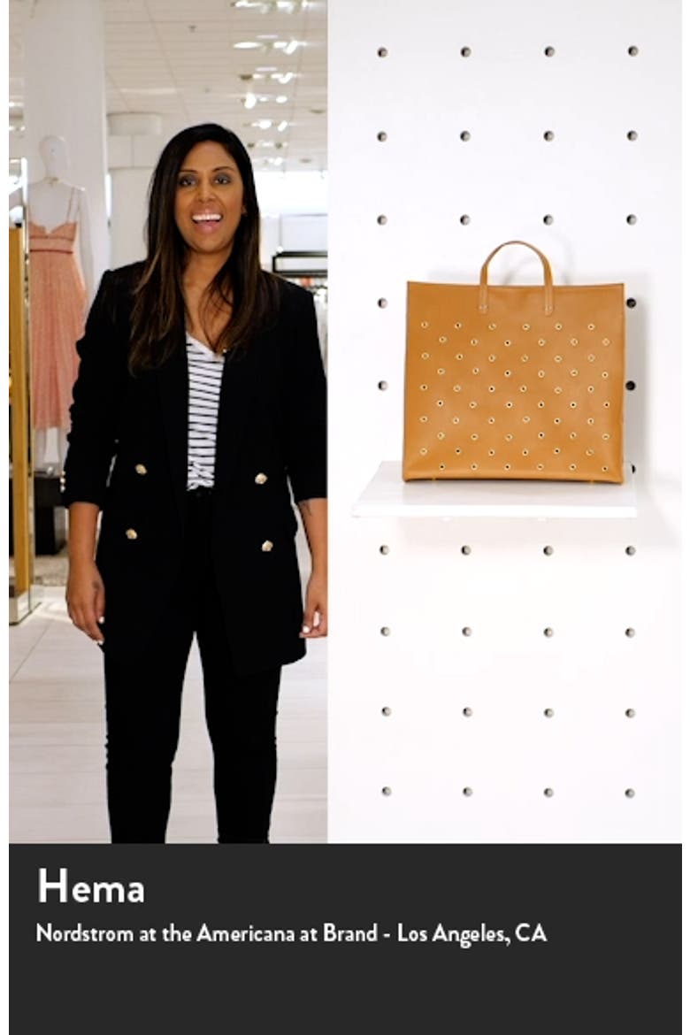 Simple Grommet Leather Tote video