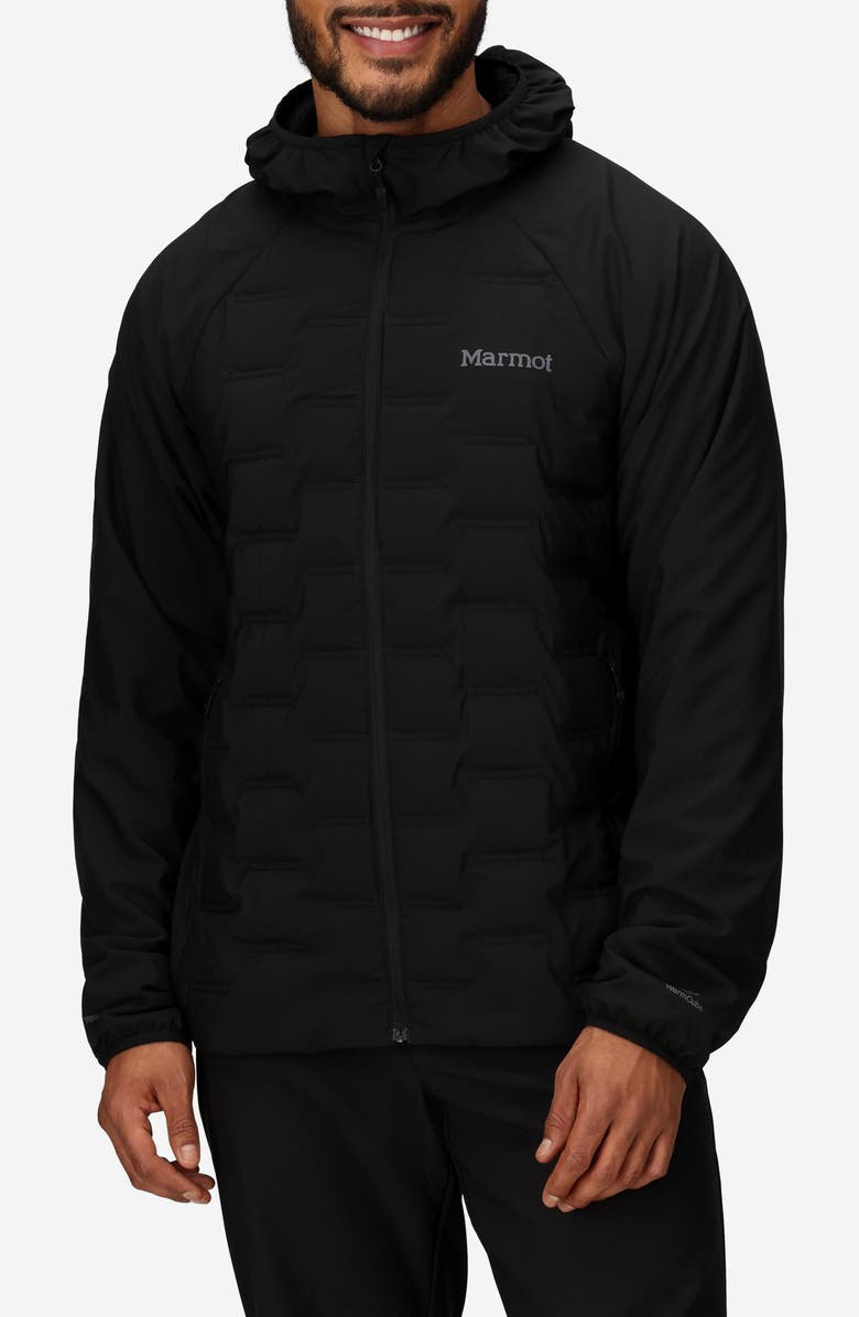 Marmot WarmCube Active Aerothermal Down Hoodie, Main, color, Black