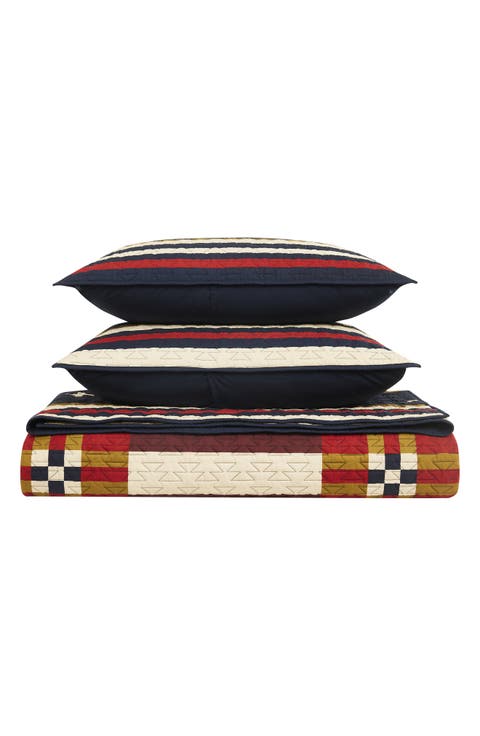 Scout Stripe Quilt 
Shams Set