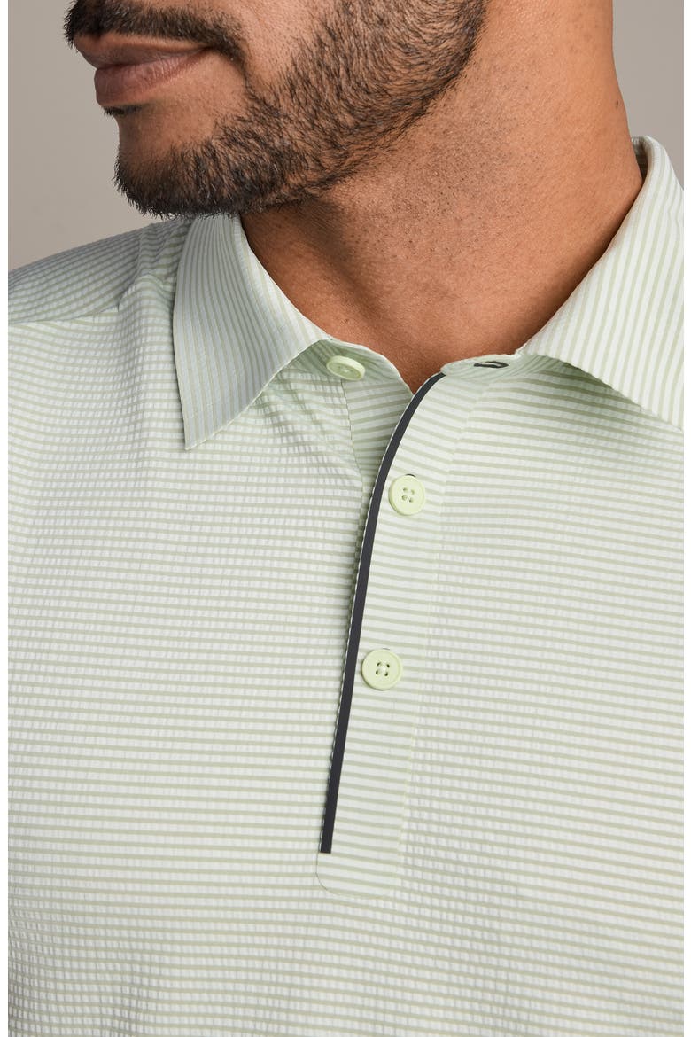 Approach Performance Polo, Alternate, color, COOL MINT SEERSUCKER