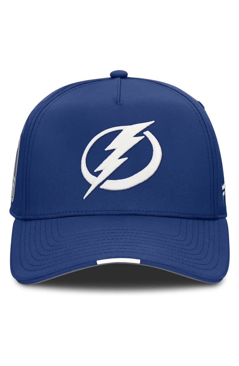 FANATICS Men's Fanatics Blue Tampa Bay Lightning 2025 NHL Draft Authentic Pro On-Stage Podium A-Frame Adjustable Hat, Alternate, color, Blue