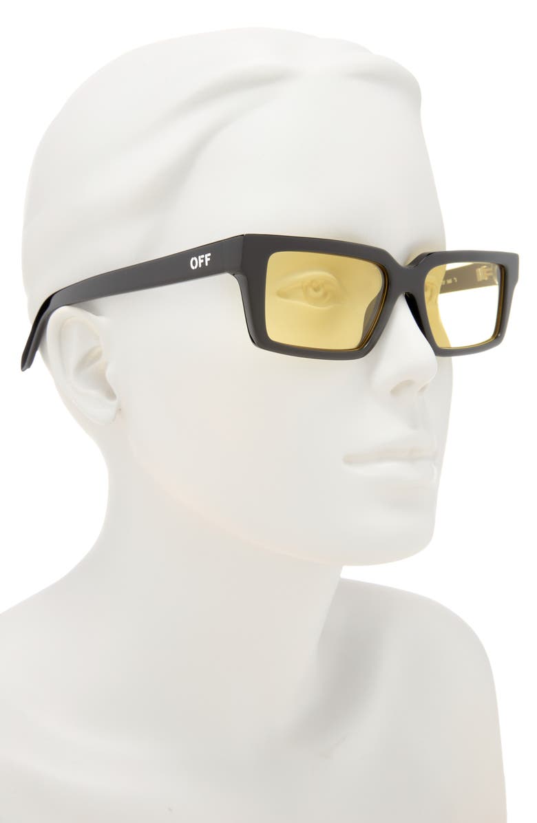 Off-White Warren 54mm Rectangular Sunglasses, Alternate, color,