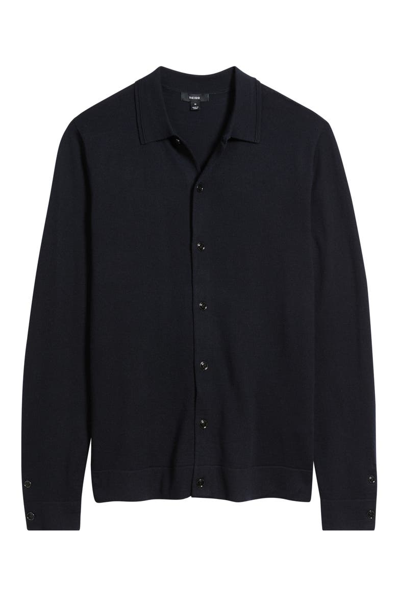 Forbes Wool Cardigan, Alternate, color, NAVY
