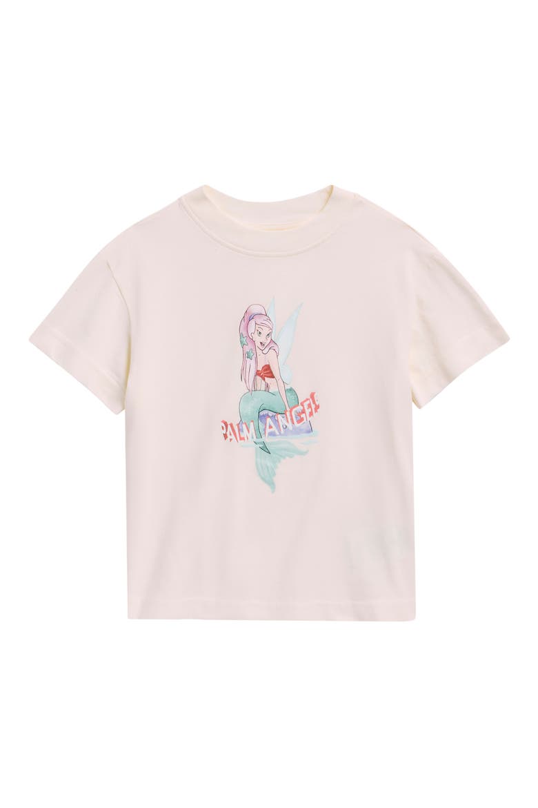Mermaid Graphic T-Shirt, Main, color, BUTTER ROSE PINK