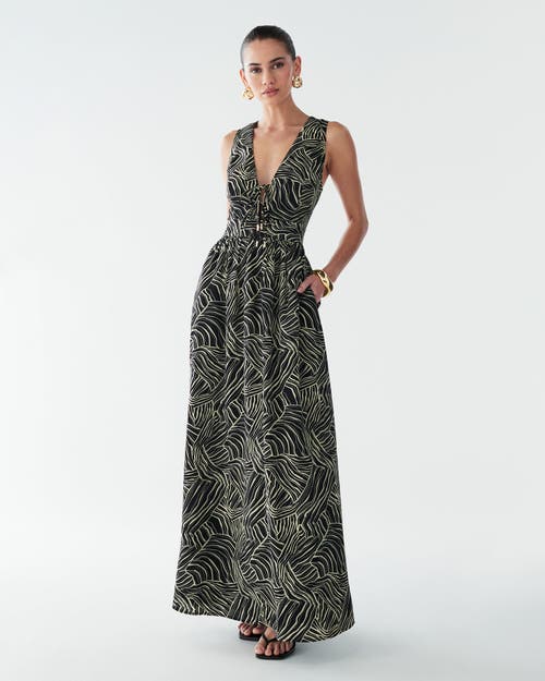 Bwldr Amber Maxi Dress In Black