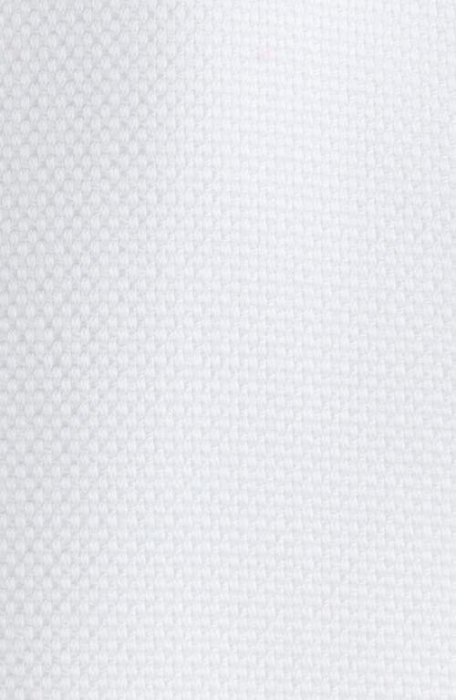 Balmain Open Front Tweed Jacket In Optical White