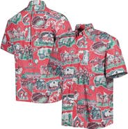 Reyn Spooner Men's Reyn Spooner Red Georgia Bulldogs Scenic Button-Down Shirt