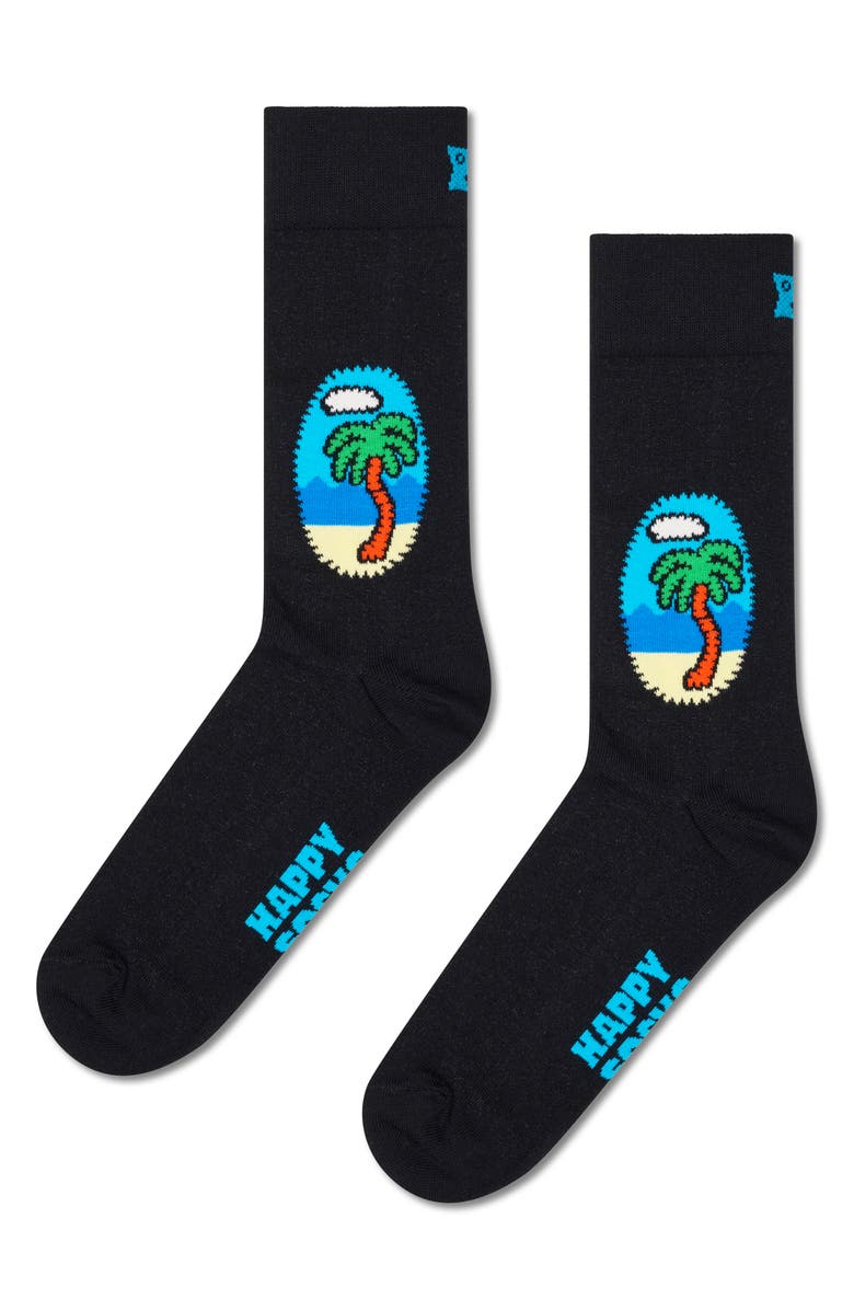 Happy Socks Corny Summer Assorted 4-Pack Crew Socks Socks Gift Box, Alternate, color, Light Purple