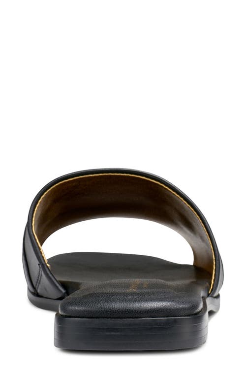 Donna Karan Haylen Hardware Slide Sandals In Black