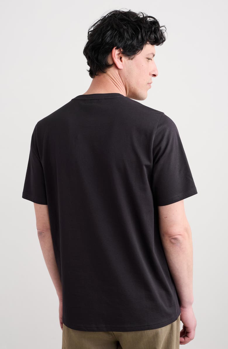 Seasalt Cornwall Midwatch Organic Cotton Graphic T-Shirt, Alternate, color, Collage Wave Onyx