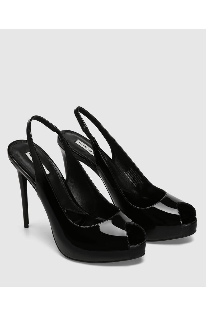 Naked Wolfe River Heels, Alternate, color, Black