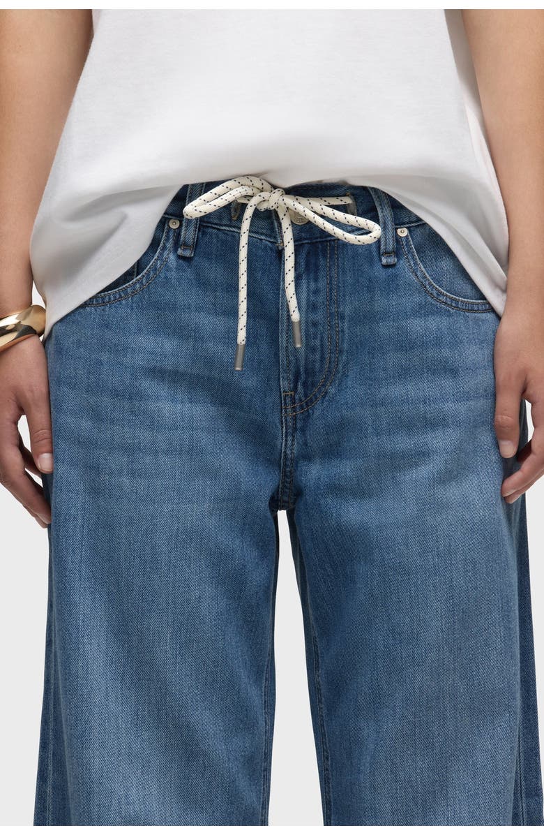 Hudson Jeans Rylee Loose Drawstring Pant, Alternate, color, Alloy