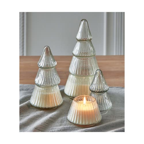 Tag Chelsea Tree Candle Cypress Hinoki Large Sculpted Candle In Transparent