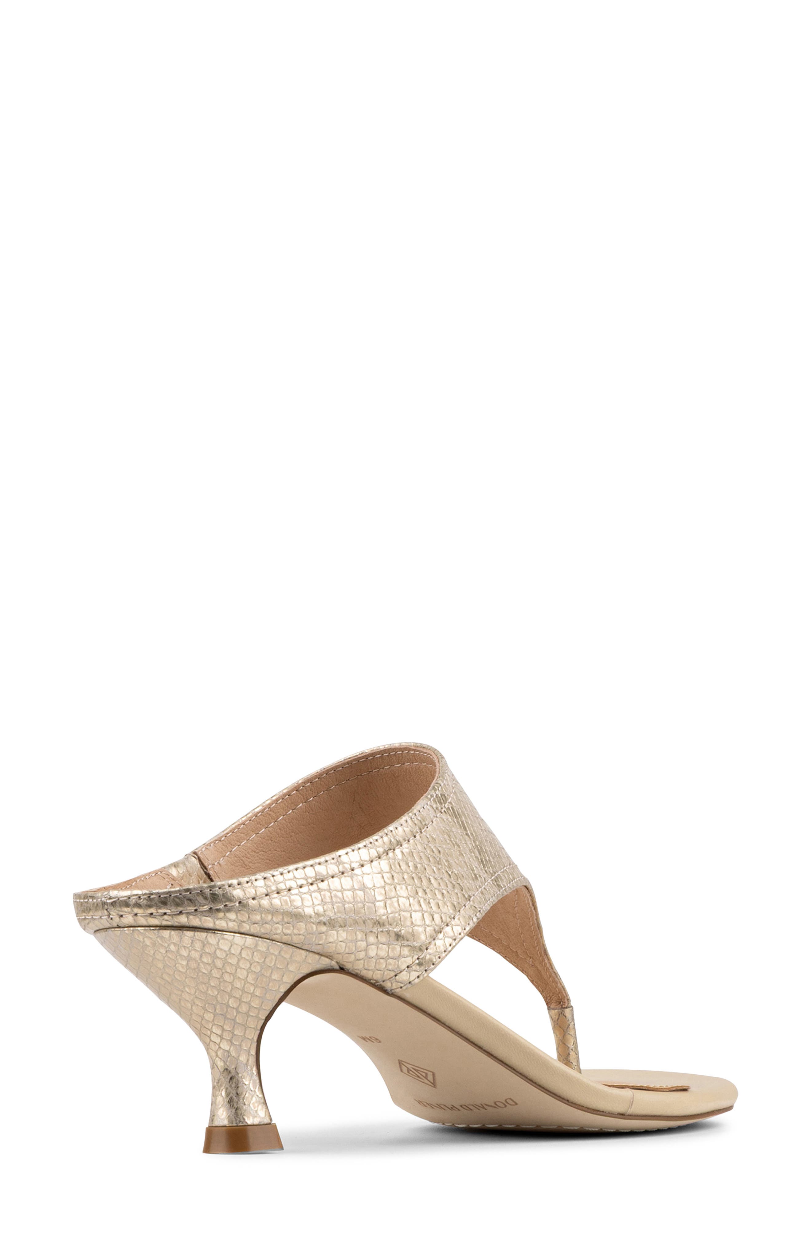 Lucynda Kitten Heel Flip Flop, Alternate, color, PLATINO