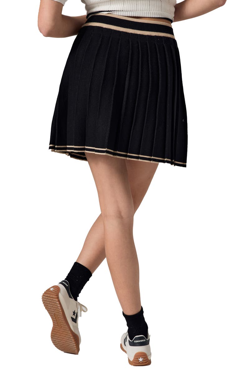 Alp N Rock Josie Pleated Miniskrt, Alternate, color, Black