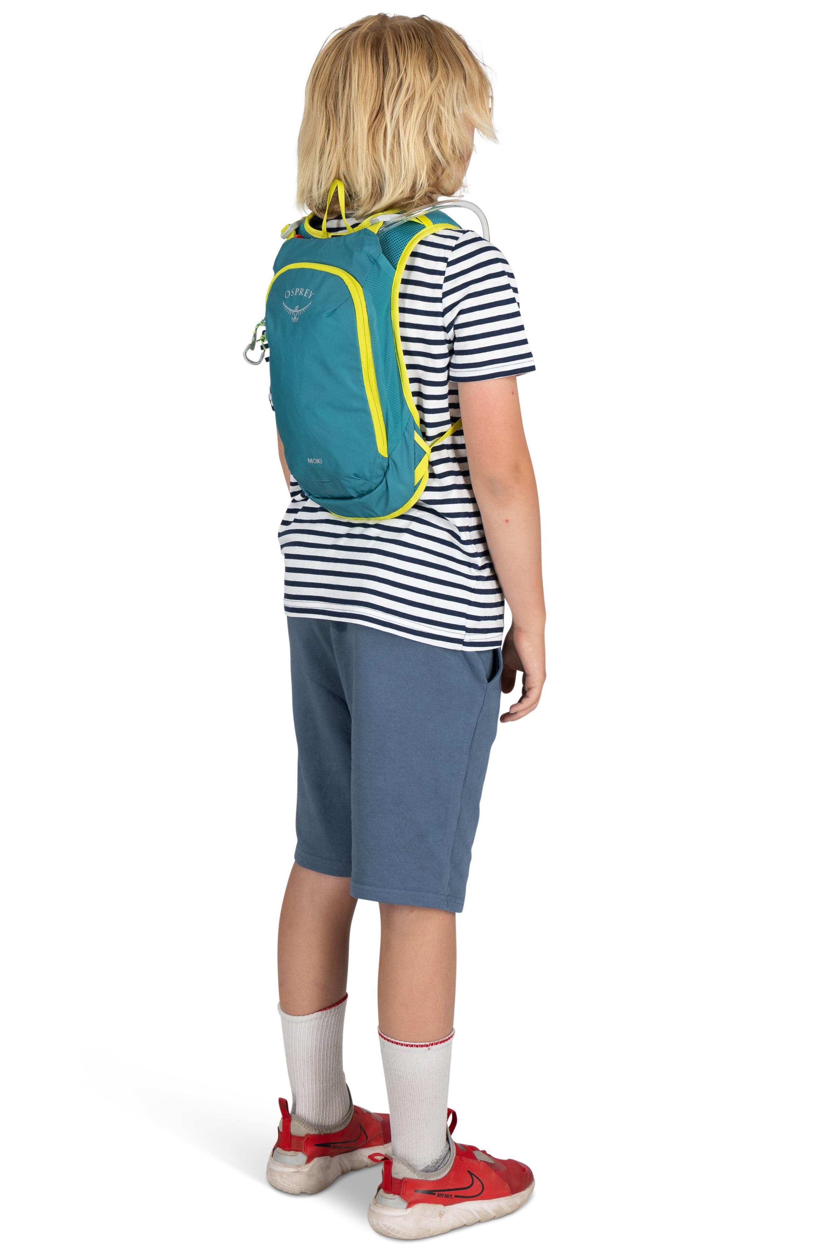 Kids' Moki 3 Backpack, Alternate, color, BLUE SPIKEMOSS