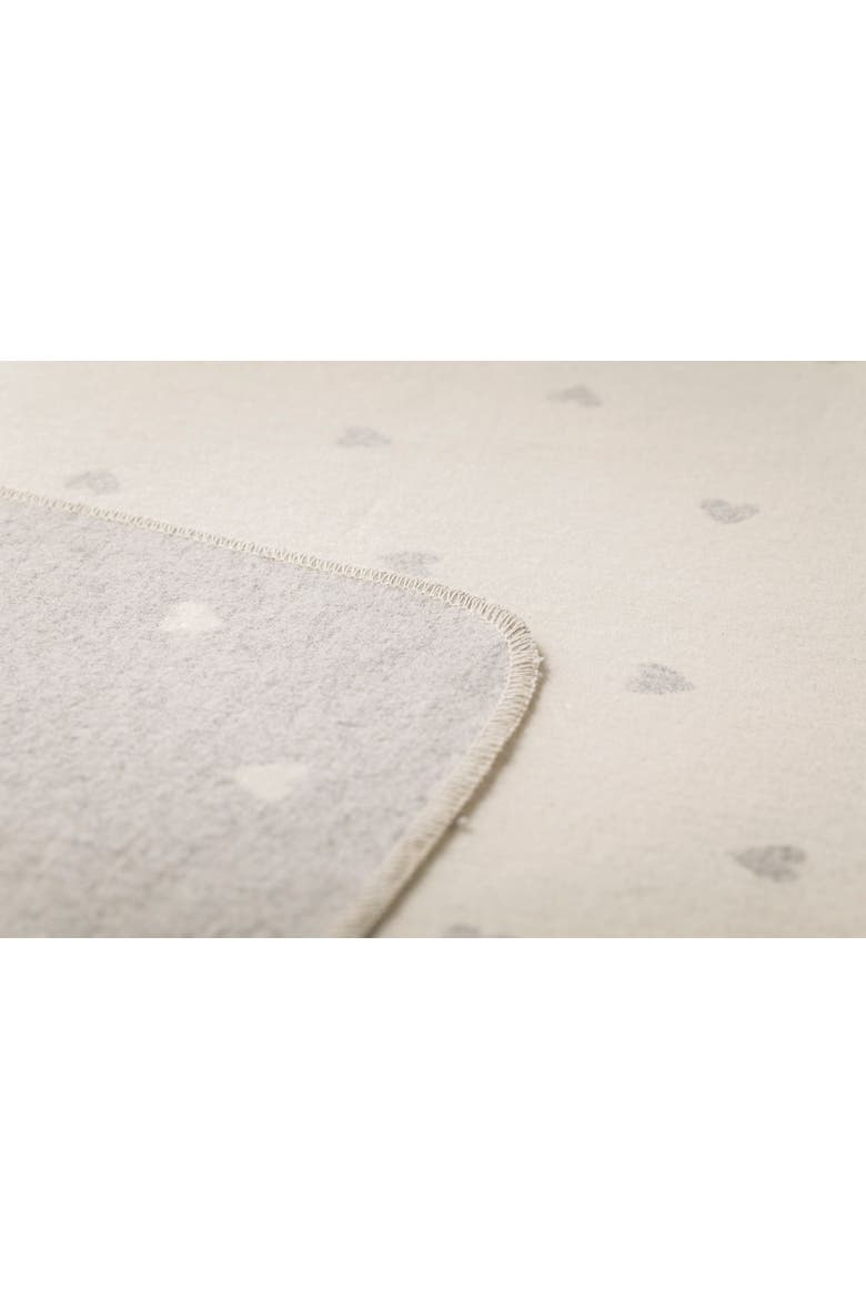 Juwel Hearts Allover Baby Blanket, Alternate, color, Grey