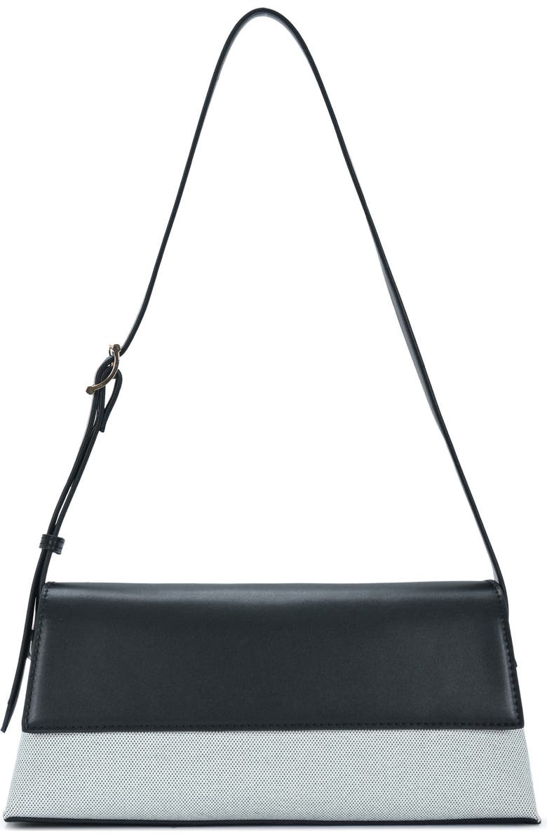 Madison West Canvas Colorblock Shoulder Bag, Main, color,